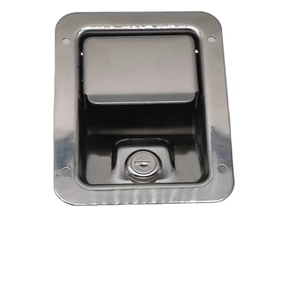 Cilalı Finish ile MS866-1 çelik kamyon alet kutusu anahtar-kilitleme sürgülü cıvata Slam mandal ve kürek kolu kapı kilidi - Product Image 1