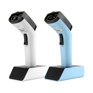 Handfree 1D 2D Qr <strong>Code</strong> <strong>Scanner</strong> With Charging Cradle <strong>Reader</strong> Blue Tooth Wireless Barcode <strong>Scanner</strong> - Product Image 1