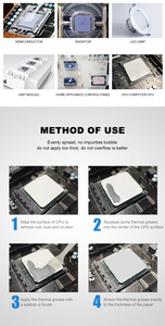 Prezzo all'ingrosso della cina 1.0W/mk 2.0w/mk 3w/Mk 6w/mk grasso siliconico a bassa resistenza termica per PCB MOS - Product Image 3