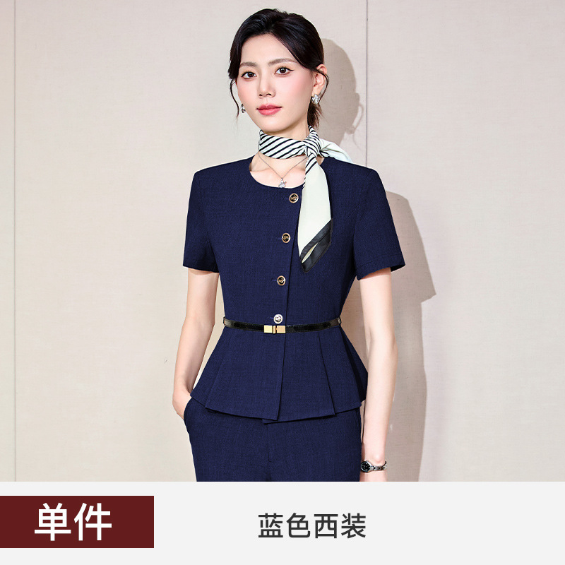 blue suit