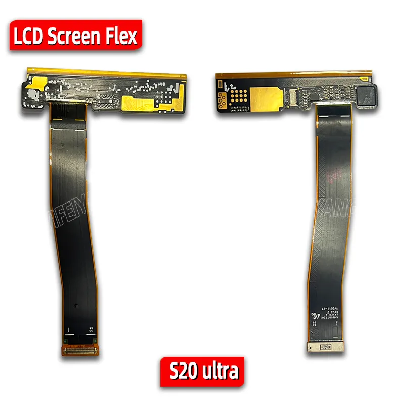 Kabel Flex layar sentuh LCD asli, untuk Samsung Galaxy S8 Plus S9 S10 S20 S22 Ultra S20 5G S9 Plus kabel Flex ponsel