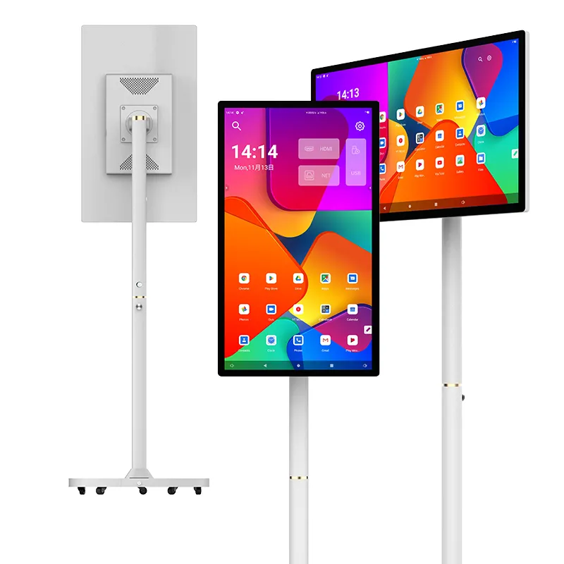 StandbyMe 2024 baru 21.5 inci interaktif layar sentuh cerdas TV portabel standyme Android semua dalam satu tampilan