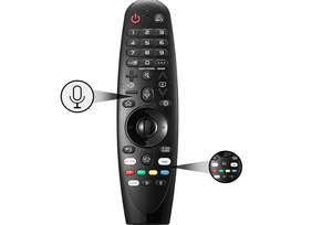 Smart TV Magic Fernbedienung Universal für LG Ersatz für UHD OLED QNED Kunststoff Voice Pointer Funktion in Box verpackt