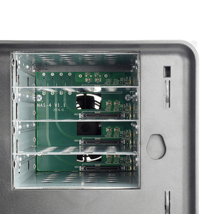 קידום 4-מפרץ נאס שלס usb3.0/usb2.0 אטקס שרת אחסון אופקי תיק חומר פלסטיק 3.5 \ "דיסק קשיח עבור ipfs מלאי