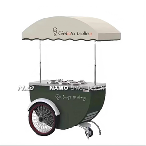 Tay đẩy trái cây sữa đồ uống hiển thị giỏ hàng Snack nước trái cây thực phẩm giỏ hàng <span class=keywords><strong>Ice</strong></span>-<span class=keywords><strong>Cream</strong></span>-<span class=keywords><strong>Cart</strong></span> xe đẩy - Product Image 1