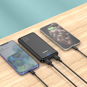 KAKUSIAG KSC-660 Lingtu Series Power Bank-10000mAh Two <strong>Outputs</strong> Two Inputs Two <strong>Devices</strong> Charging at the Same Time