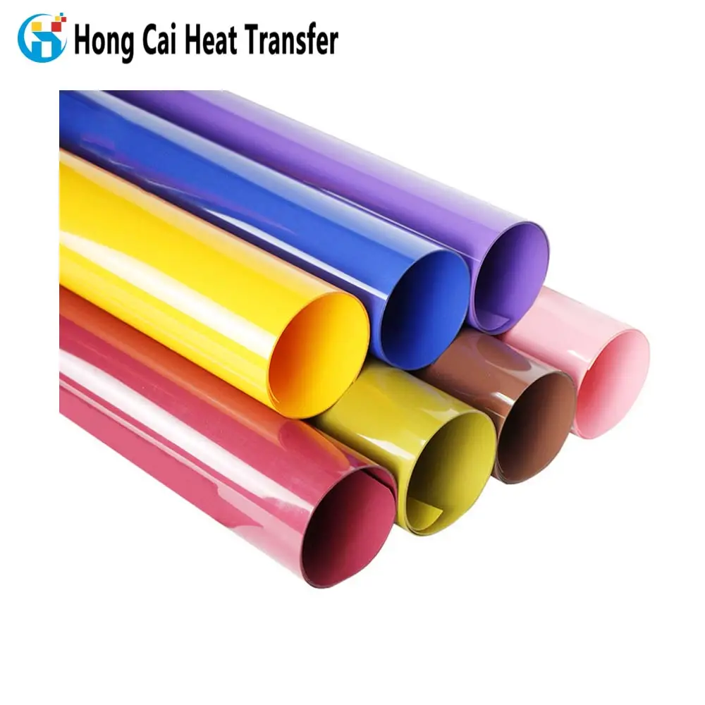 Korea high quality flexible vinyl heat transfer film pattern printing transfer T-shirt Pvc heat transfer vinyl roll