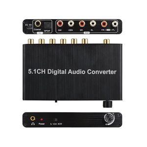 Decodificatore Audio DAC 5.1CH DTS/AC3 convertitore ottico/coassiale da digitale ad analogico Jack da 3.5mm decodificatore video di ingresso SPDIF - Product Image 3