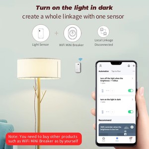 Tuya ZigBee sensore di luce intelligente per casa di illuminazione sensore di luminosità funzione di automazione con Smart life Linkage - Product Image 3
