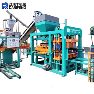 QT6-15 Hot Sale Production Line in Dubai Honduras Concrete <strong>Block</strong> <strong>Machine</strong> <strong>Automatic</strong> Brick Machinery Engine <strong>Blocks</strong> <strong>Machine</strong> - Product Image 1