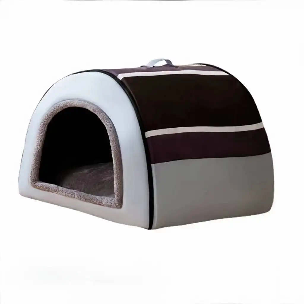 Нейтральная домашняя собачка на заказ, осенне-зимний теплый съемный моющийся домик для собак