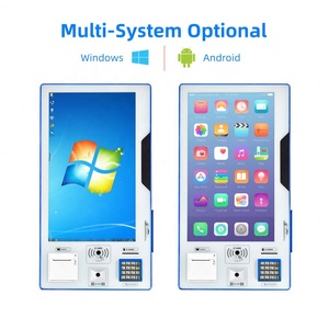 SSwipe Card <strong>Reader</strong> Flat Touch Screen Rfid/nfc Card Qr Barcode Scan Cashless Payment Self Order Pizza Kiosk Machine - Product Image 4