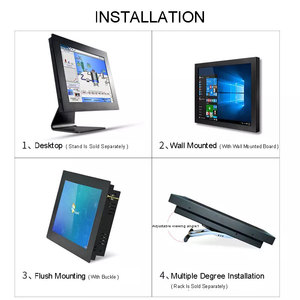 Low Cost 21.5&quot; I3/ I5/i7 Touch Screen Wall Mount Pc <strong>Embedded</strong> Industrial Tablet Desktop Computer Rugged All in One PC - Product Image 3