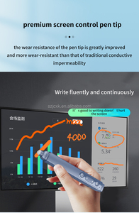 2.4G ricaricabile Wireless Presenter puntatore Laser penna custodia in metallo rosso luce verde tipo C ricevitore Powerpoint PPT - Product Image 5