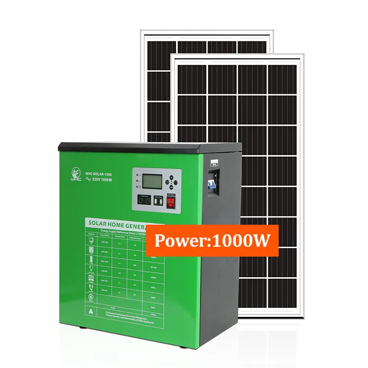 Whc الطاقة خلية كاملة المحمولة 300w 500w 1kw 2kw 10kw 10000w 20kw تخزين إمدادات bestsun لوحة للطاقة الشمسية نظام