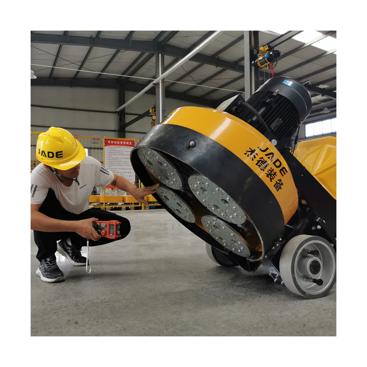 800mm Epoxy Machine Concrete Floor Grinding Grind Machine For Grinder And Layer Removal Popular Wet Diamond Cement