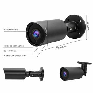 תואם Hik TVT NVRs 5X Varifocal עדשת זום 2.7-13.5mm CCTV 2MP 5MP 8MP WDR <span class=keywords><strong>35M</strong></span> IP bullet רשת מצלמה