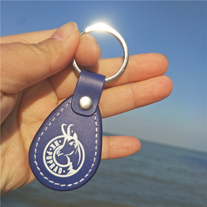 Erişim kontrolü kapı anahtarı için moda özel gerçek deri NFC Keyfob - Product Image 2