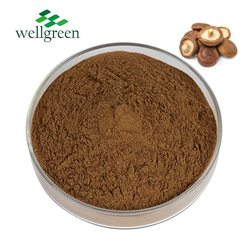 Wellgreen Organic USDA Shiitake Maitake Reishi Lion's Mane Chaga Cordyceps sinensis Mushroom Extract Powder