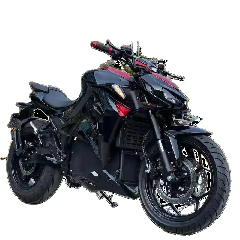 Vente en gros 10000W 72V120ah puissante moto électrique de course moto électrique chopper