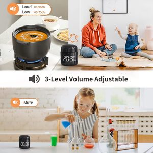 Цифровой кухонный таймер с большим светодиодным дисплеем - Product Image 5