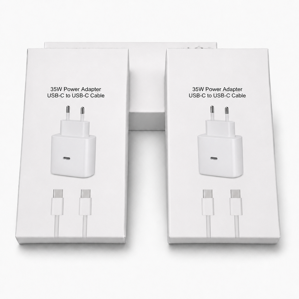 White 35W charger & cable