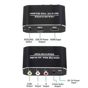 HDMI a AV 3RCA CVBs Composite Video 3.5mm Aux Audio RCA convertitore adattatore supporto PAL/NTSC per TV PC Laptop Xbox - Product Image 5