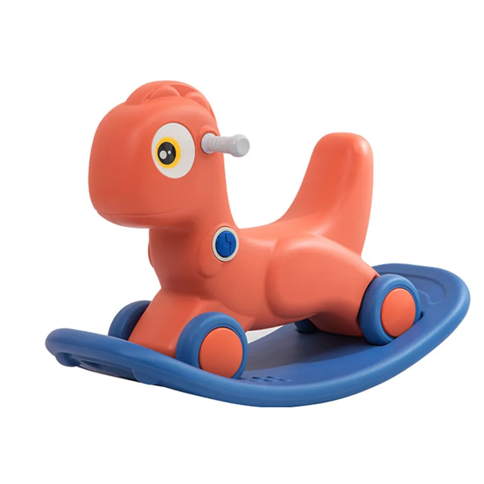 Nuova sedia personalizzabile per bambini 2 In 1 a buon mercato per bambini In plastica a dondolo a cavallo su animali giocattolo