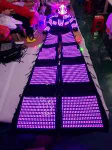 LedロボットスーツLEDStiltsウォーカーロボットLedコスチュームStiltプログラミングコントローラーセットイルミネーションロボット大人のコスプレパーティーナイト - Product Image 6