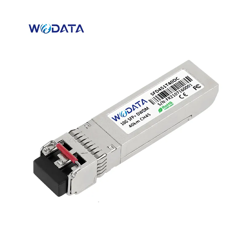 10G DWDM SFP + 40KM 80KM XFP ZR ER 15xx xxnm Módulo transceptor de fibra óptica