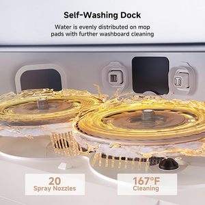 Mova P50 Pro robotlu süpürge 19000Pa yüksek emme anti-arapsaçı fırça kapsamlı kendinden kurutma paspas Washboard oto LDS islak ve kuru - Product Image 3