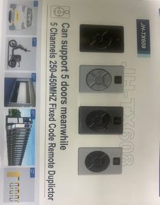 Trasmettitore remoto a codice fisso a 5 canali 250-450Mhz duplicatore remoto supporto 5 porte nel frattempo interruttore di controllo del codice fisso
