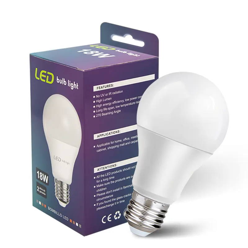 Bombillos lâmpada led de 3w/5w/7w/9w/12w, e27/a60, para lâmpadas