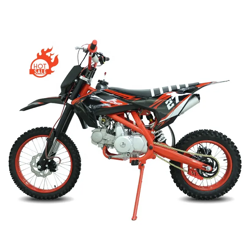 Dành Cho Người Lớn Xăng Off Road Xe Đạp Bụi Bẩn 125cc Pit Xe Đạp Offroad Chéo Xe Máy 4 Đột Quỵ Motocross Xe Máy Pitbike