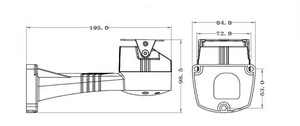 PTZ denetleyici kapsamlı akıllı anahtar kontrol izleme PTZ kamera için döner braket - Product Image 4
