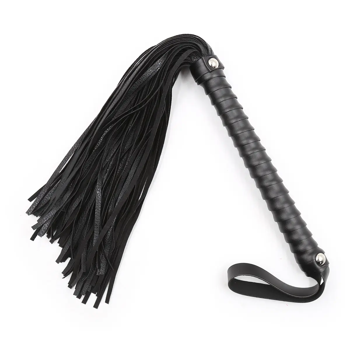 Adult Leder Peitsche Flogger Tickler Rollenspiel Prop Hen Party Phantasie Griff Sexspielzeug H002