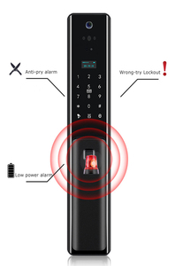 Sinovo TUYA WIFI Smart serratura della porta in tempo reale Video Intercom volto e riconoscimento delle impronte digitali senza chiave con la fotocamera - Product Image 5