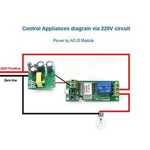 DC 5V 433Mhz Sonoff WiFi Wireless Smart Switch Relais Modul Für Smart Home Für Android App Control Selbst-lock TOP - Product Image 4
