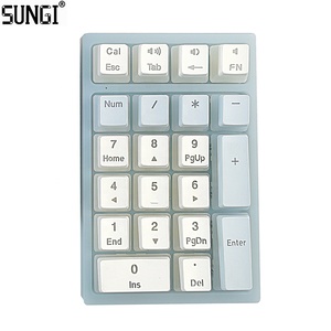 Hot Swappable Mechanical <strong>Numeric</strong> Keypad USB Wired 21 Keys Mini Numpad Portable Keypad RGB Backlight Gaming Keypad - Product Image 1