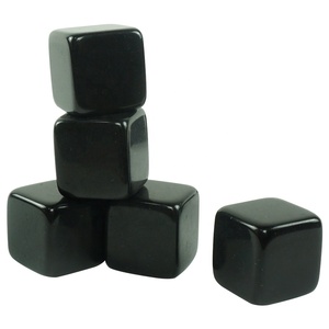 Hot Bán 16Mm D6 Đen Obsidian Acrylic Xúc Xắc Xúc Xắc Blankd Khối Vuông Góc Cho Trò Chơi Lớp Học Ban Trò Chơi Toán Học Đếm Giảng Dạy - Product Image 5