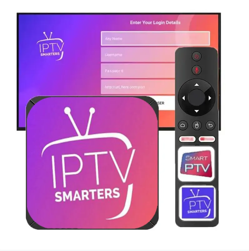 2024 Set top box iptv stick 12 mois abonnement iptv suscripcion france 1 anno ipt v nordic abbonamento mesi ip tv set top box