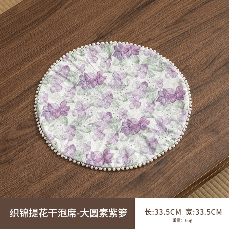 Brocade Jacquard Dried Soap Mat
