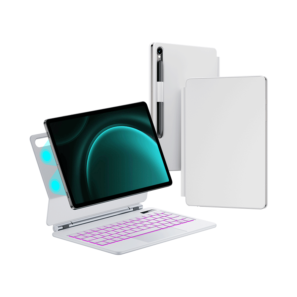 For Samsung Tab S9 FE White