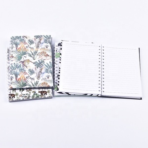 Longcompendium a5 a6 nepad בעלי חיים חמוד זברה עיצוב o חוט מרופד דף יומן נייר כריכה קשה ספירלה
