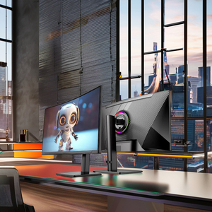 Monitor de pantalla táctil 24 27 32 34 pulgadas computadora LED LCD Monitor PC pantalla ancha con cámara web 75Hz 240Hz 4K monitores táctiles - Product Image 4