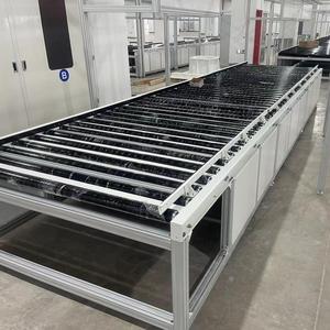 Có thể điều chỉnh tốc độ New <span class=keywords><strong>Chain</strong></span>-Driven băng tải con lăn bền hiệu quả vành đai thép không gỉ kho phân loại phân phối carton - Product Image 4