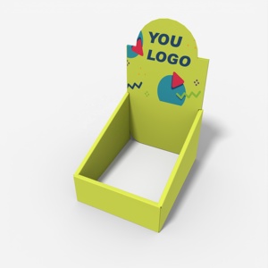 Custom Color Printed Retail <strong>Design</strong> <strong>Box</strong> Top <strong>Display</strong> Stand <strong>Box</strong> Promotion Folding Cardboard Paper Counter <strong>Box</strong> - Product Image 1
