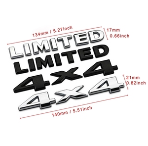 4x4 LIMITED Metal Car Decorations <strong>Decal</strong> Emblem <strong>logo</strong> Sticker Suitable for Jeep Grand Cherokee Wrangler <strong>Ford</strong> Tail Sticker - Product Image 3