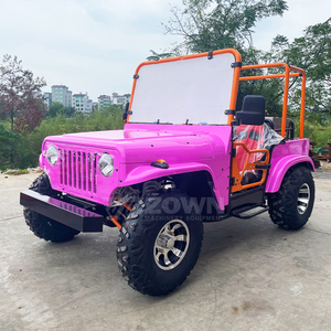 高性能ミニジープカートカー電気バギーガスウィリーズジープゴルフカート屋外アドベンチャーとレクリエーション用 - Product Image 4