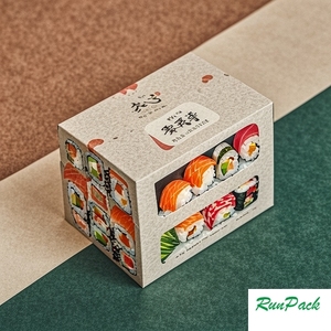 使い捨てテイクアウトボックス紙配達寿司ボックス - Product Image 4